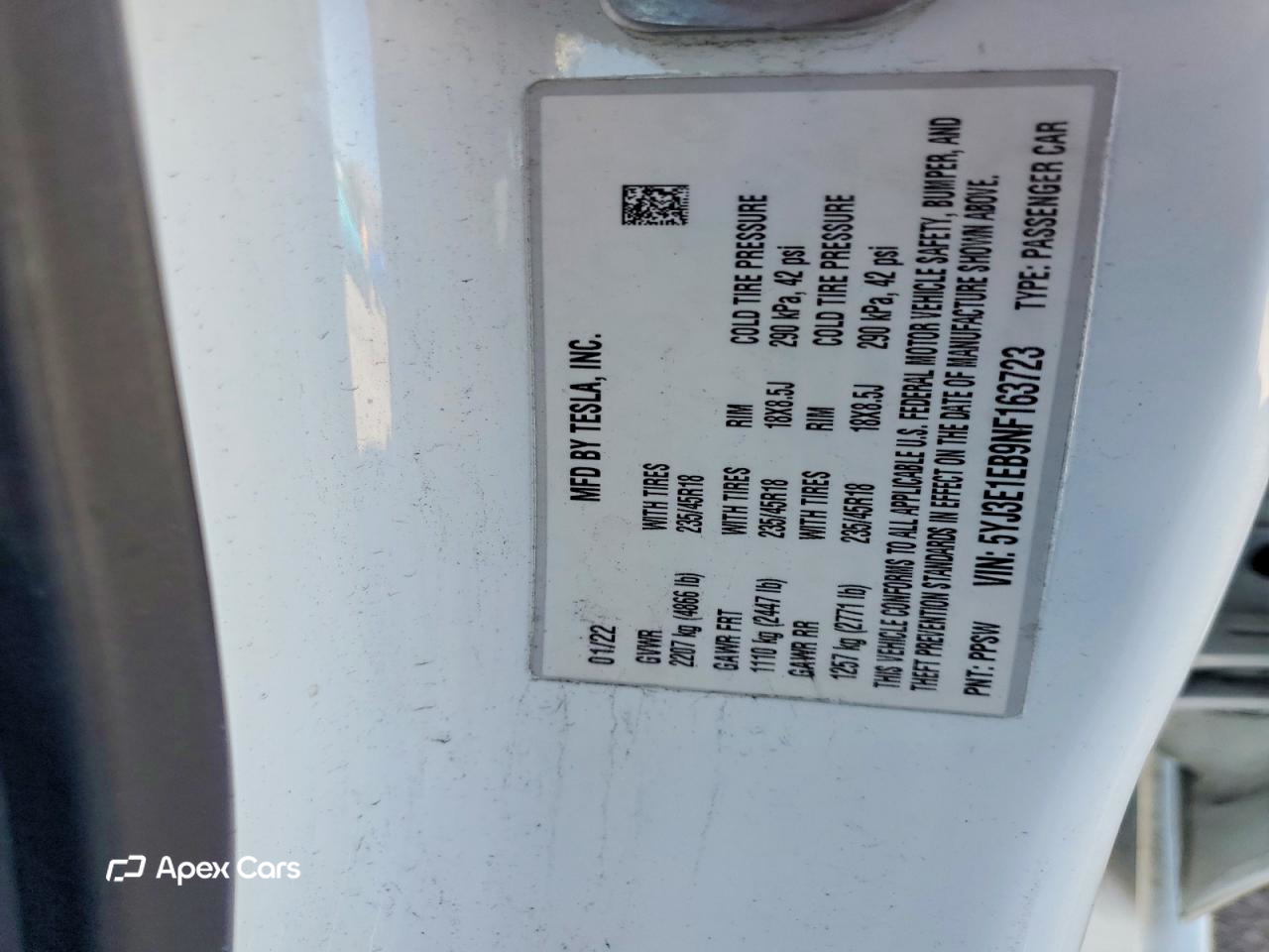 Tesla Model 3 2022