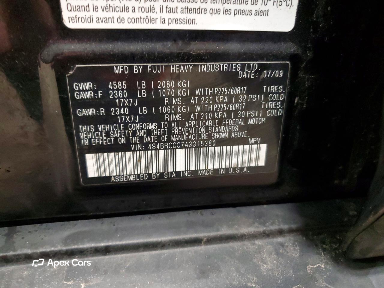 Subaru Outback 2010