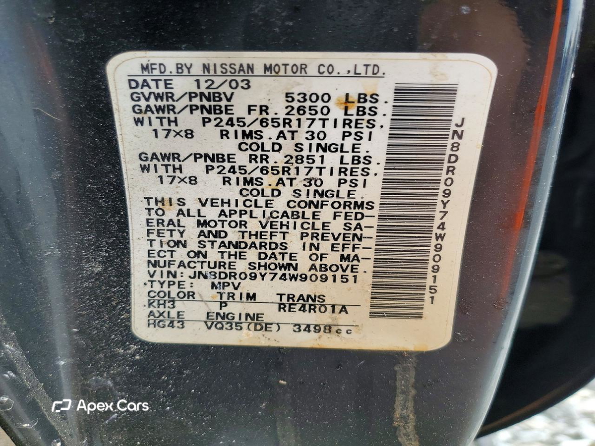 Nissan Pathfinder 2004