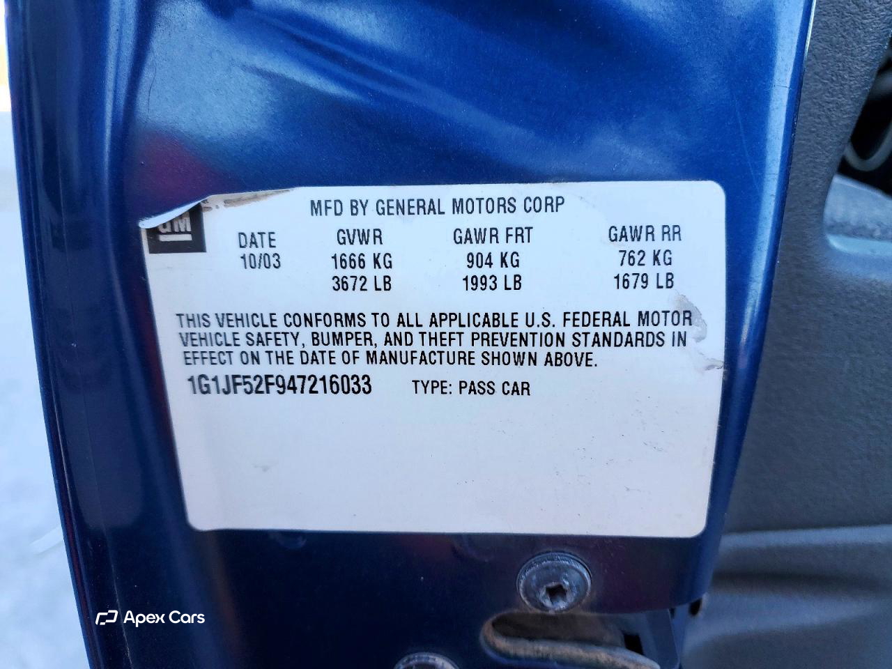 Chevrolet Cavalier 2004