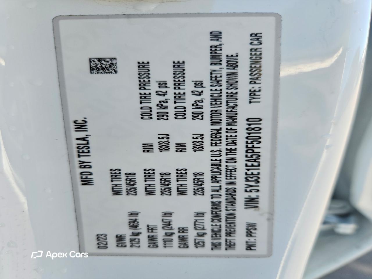 Tesla Model 3 2023