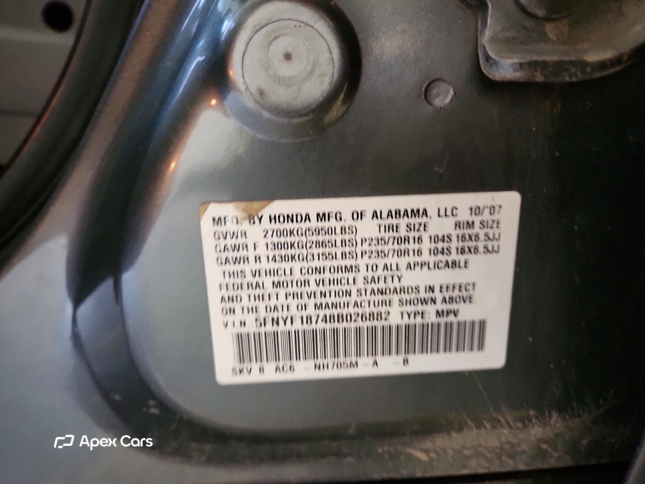 Honda Pilot 2008