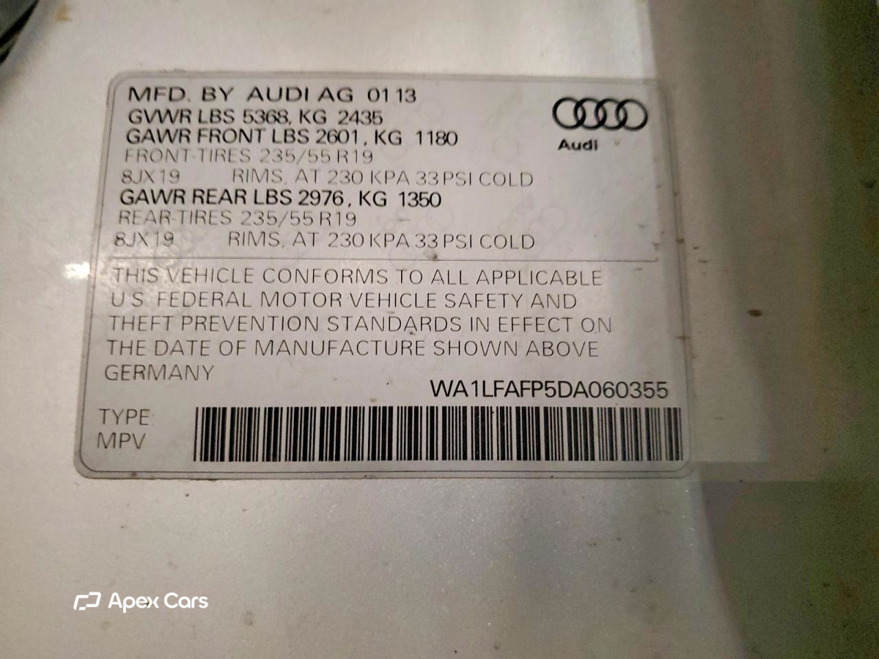 Audi Q5 2013