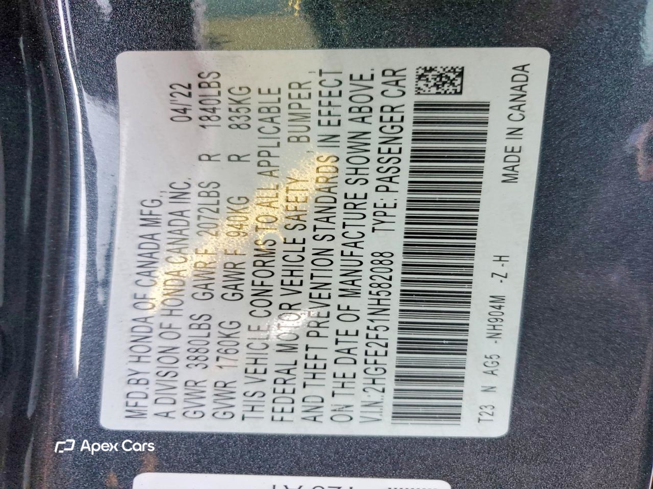 Honda Civic 2022