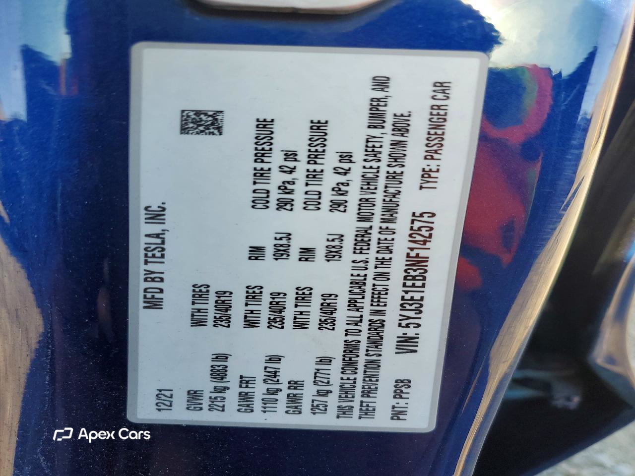 Tesla Model 3 2022