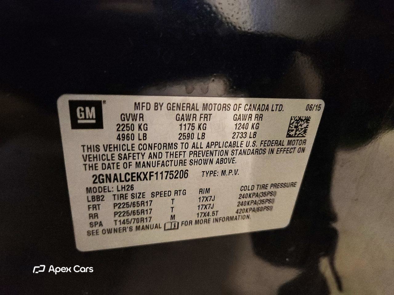 Chevrolet Equinox 2015