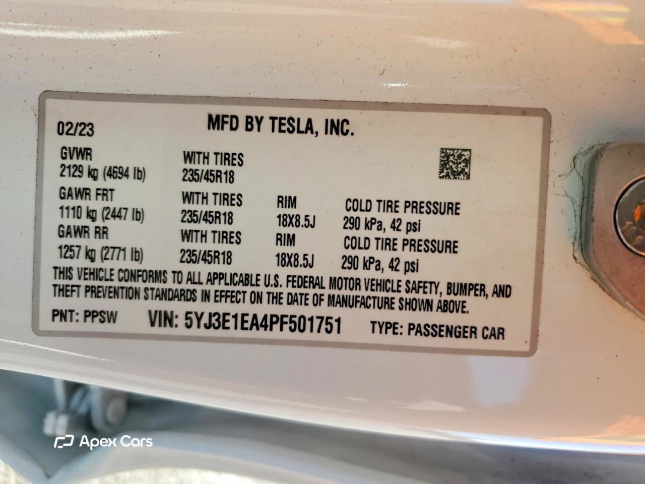 Tesla Model 3 2023