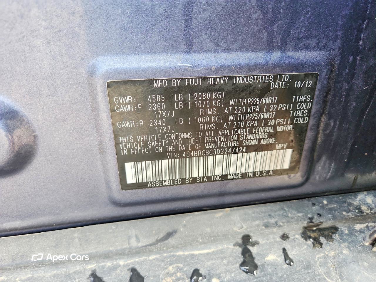 Subaru Outback 2013