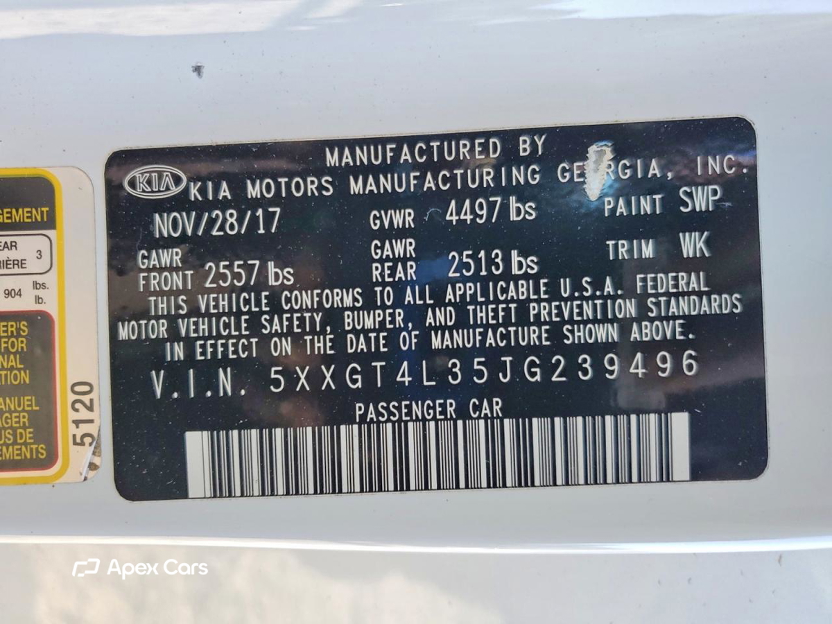 Kia Optima 2018