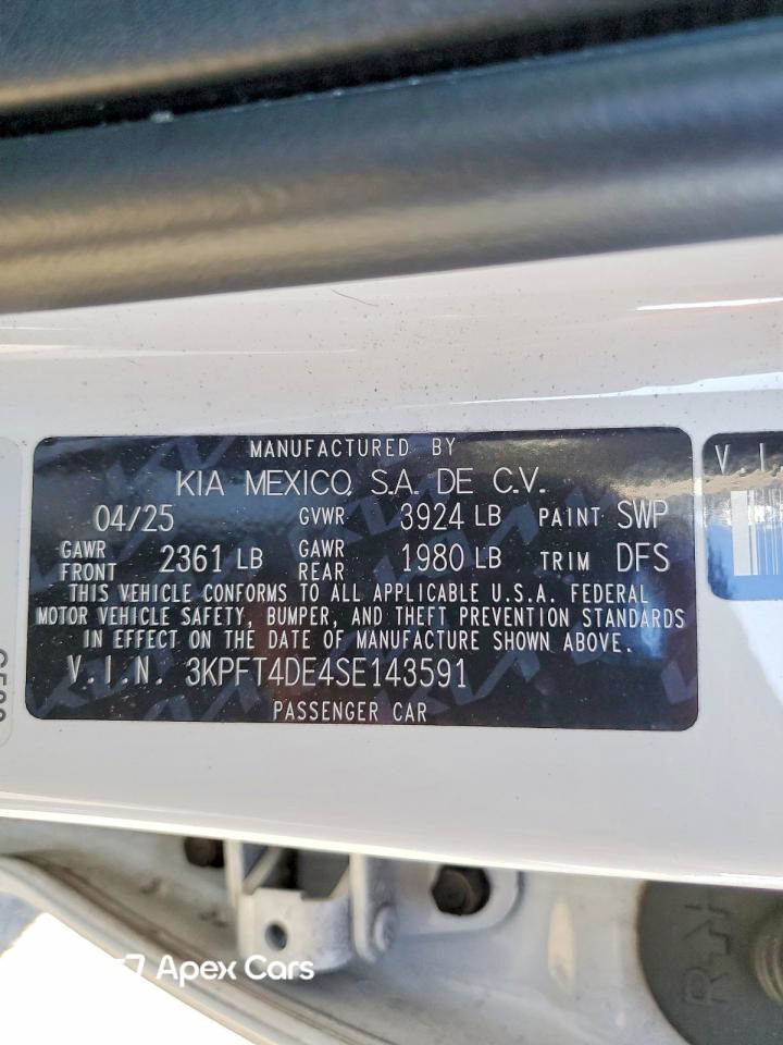 Kia K4 2025