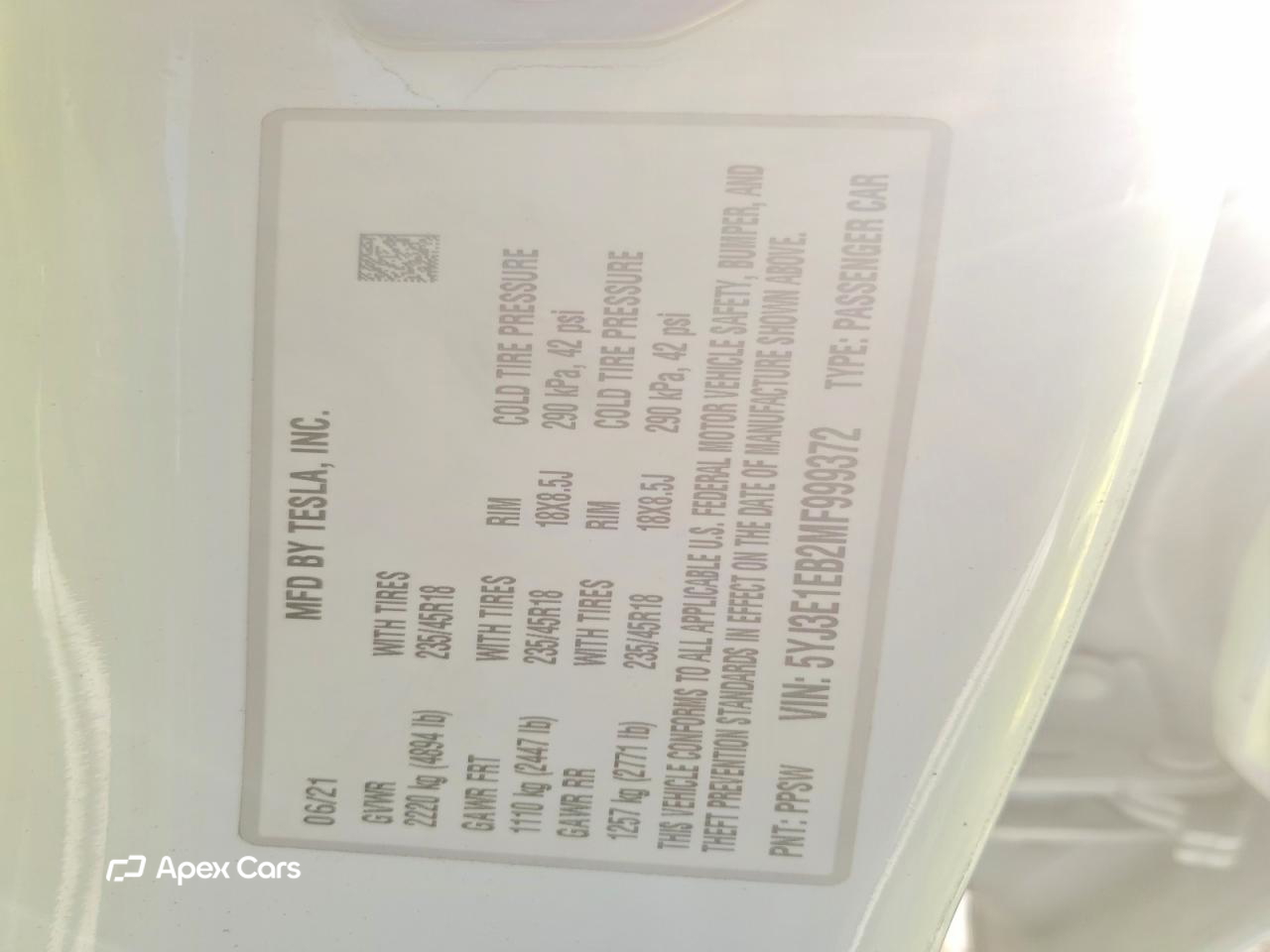 Tesla Model 3 2021