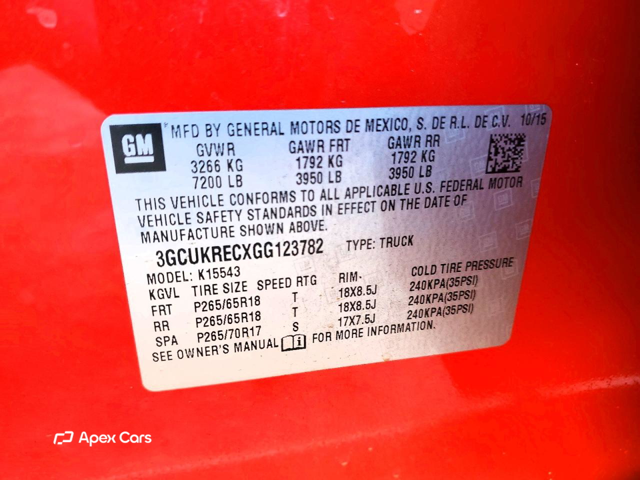 Chevrolet Silverado 2016