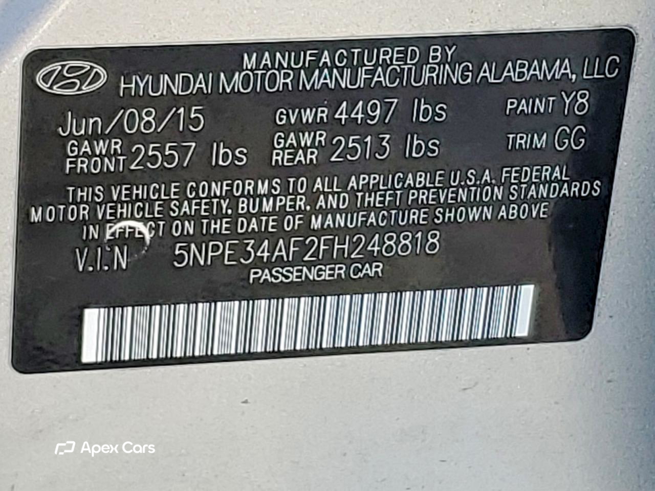 Hyundai Sonata 2015