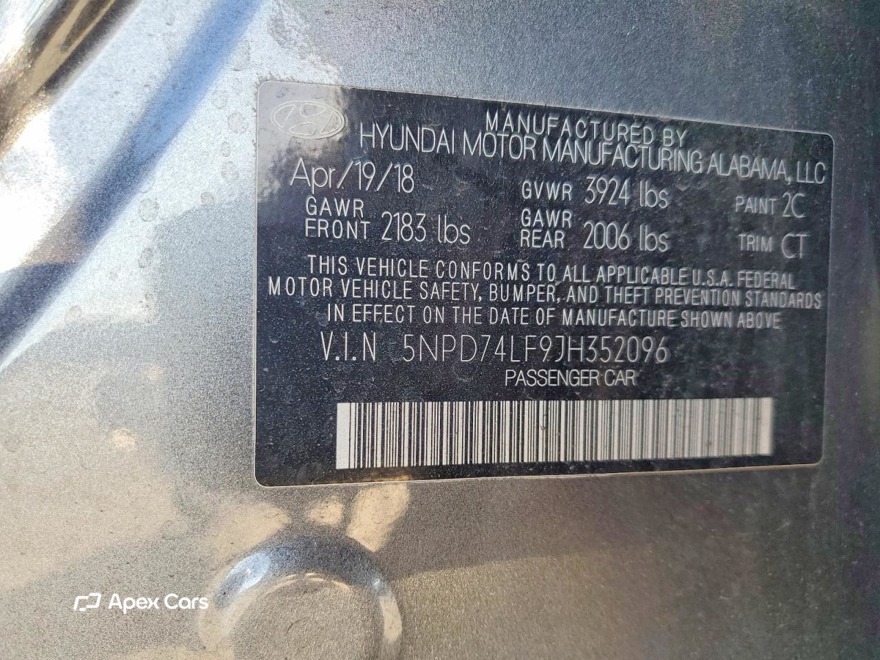 Hyundai Elantra 2018