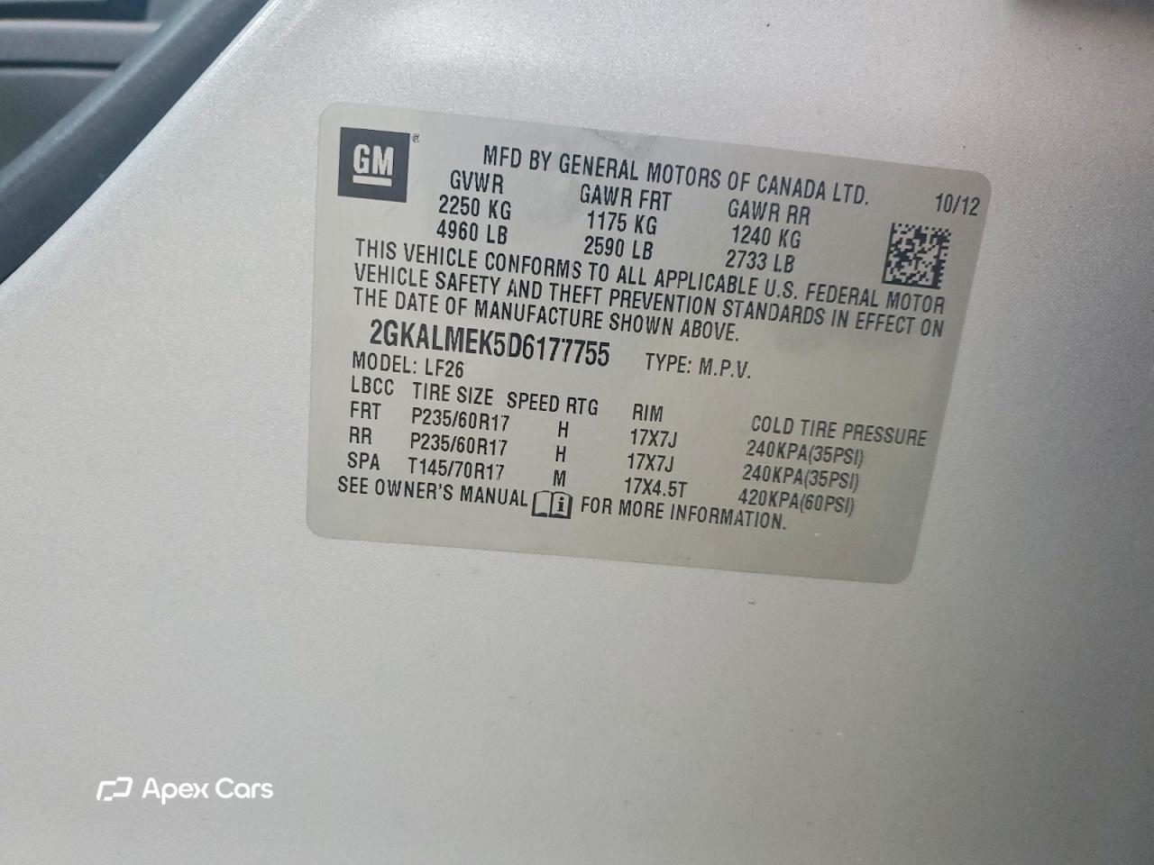 GMC Terrain 2013