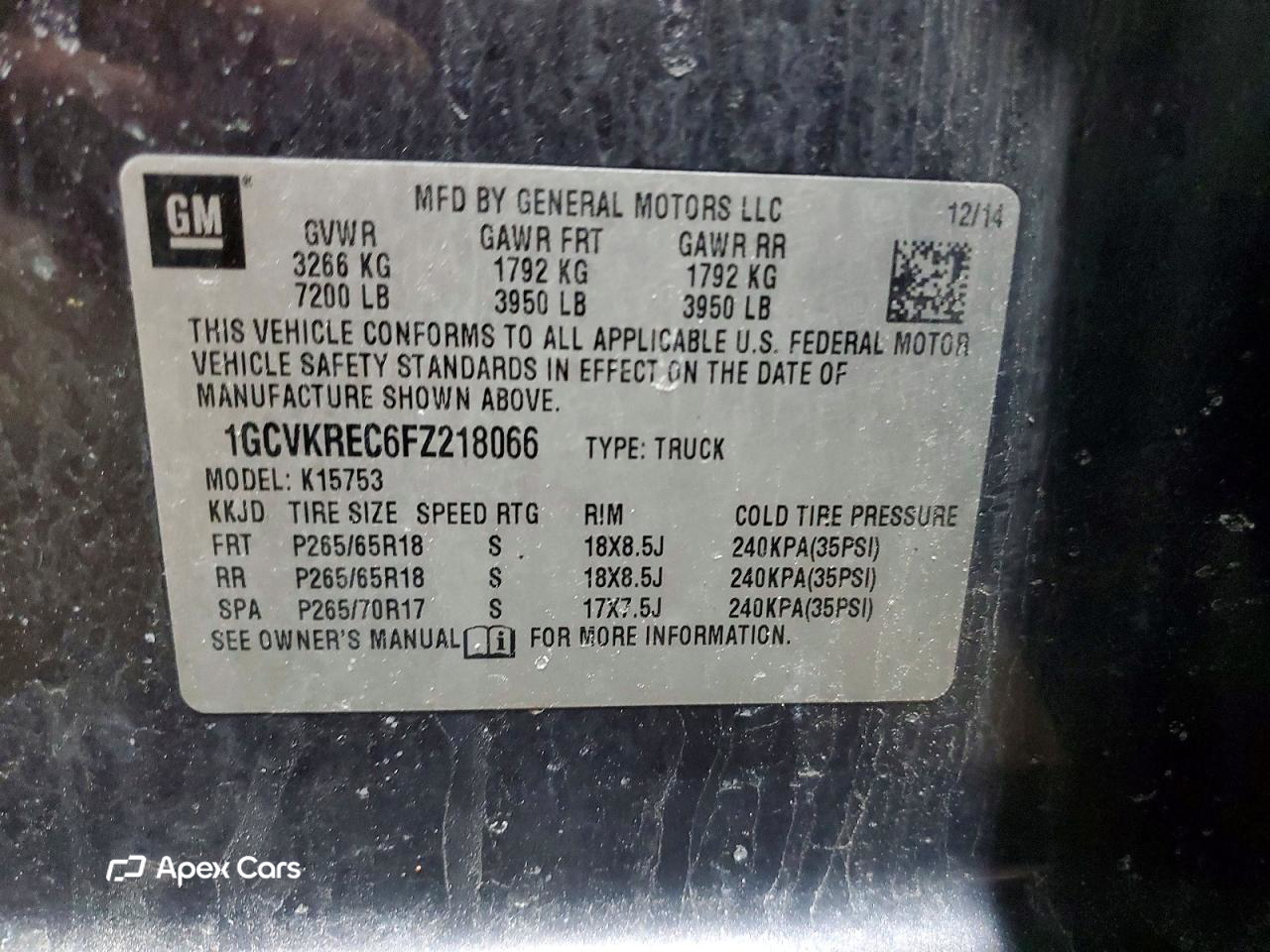 Chevrolet Silverado 2015