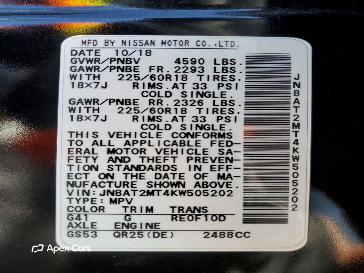 Nissan Rogue 2019