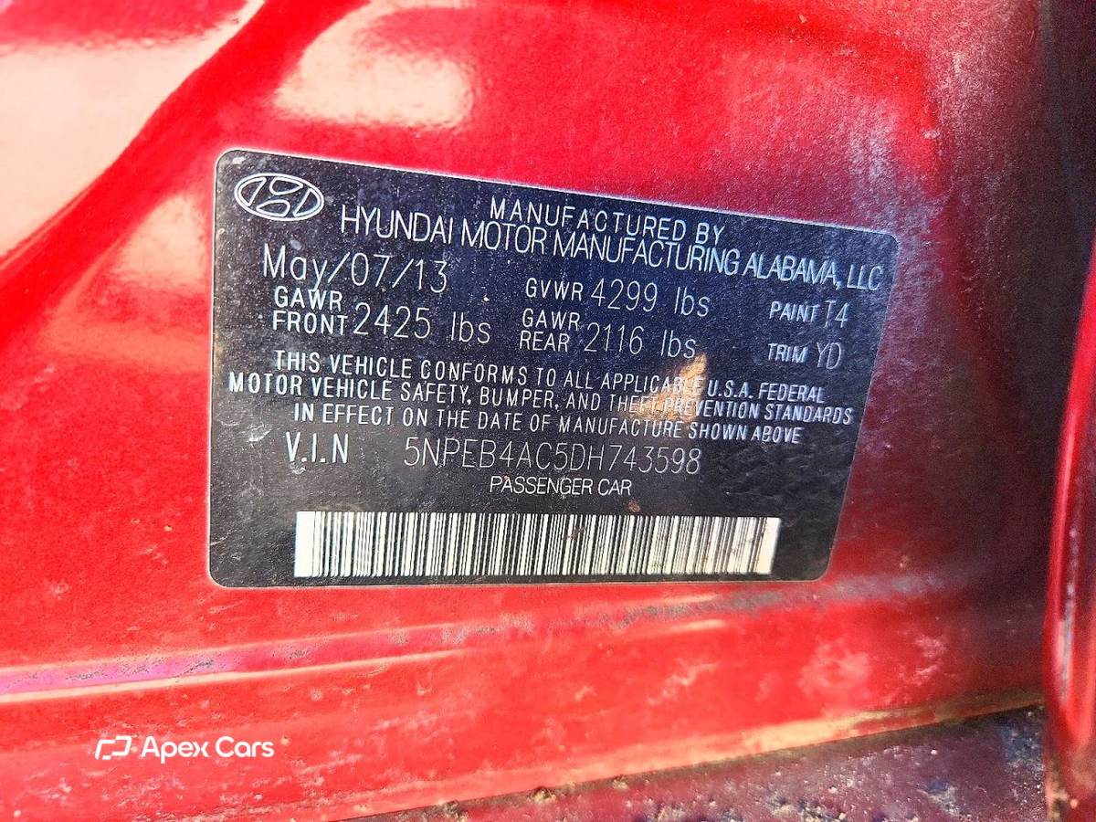 Hyundai Sonata 2013