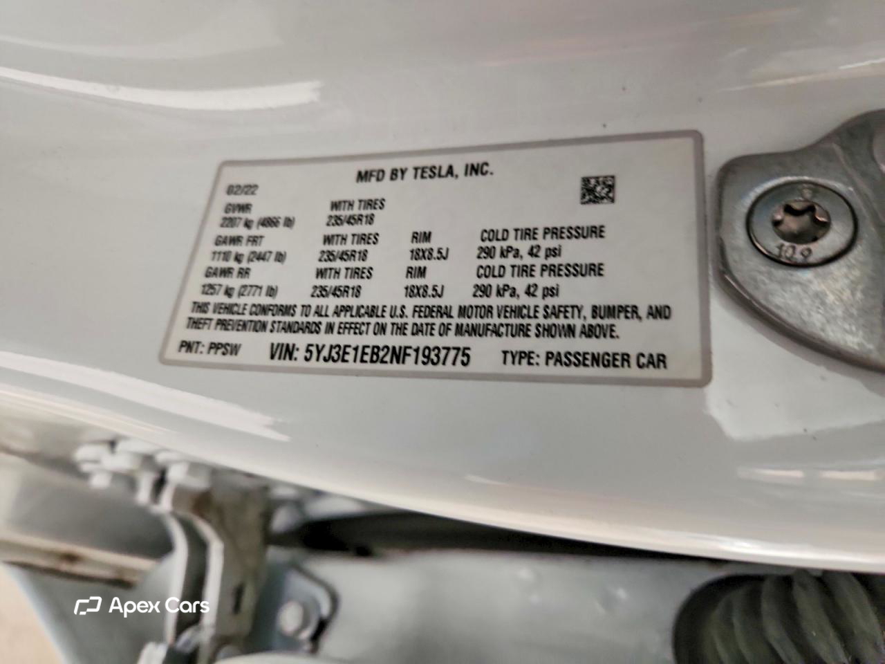 Tesla Model 3 2022