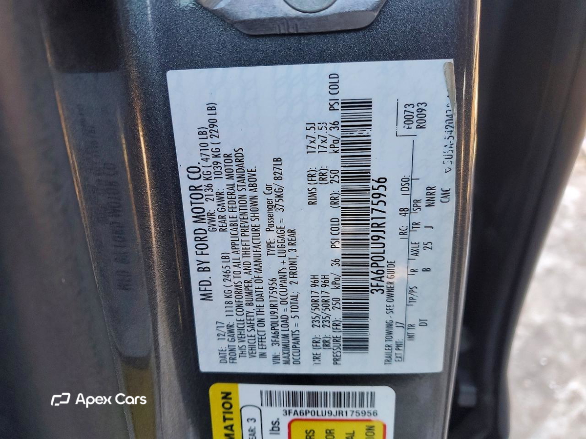 Ford Fusion 2018