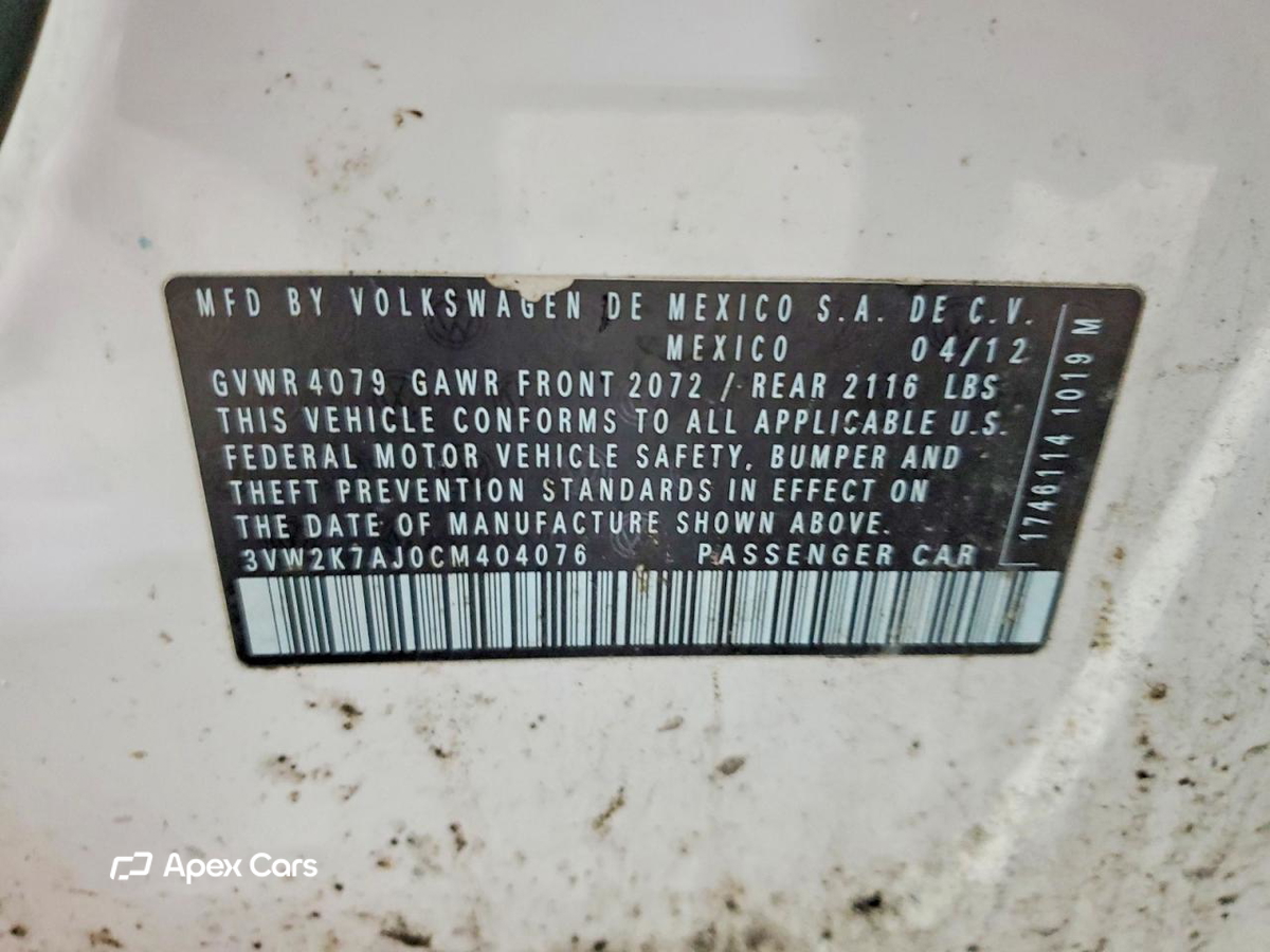 Volkswagen Jetta 2012