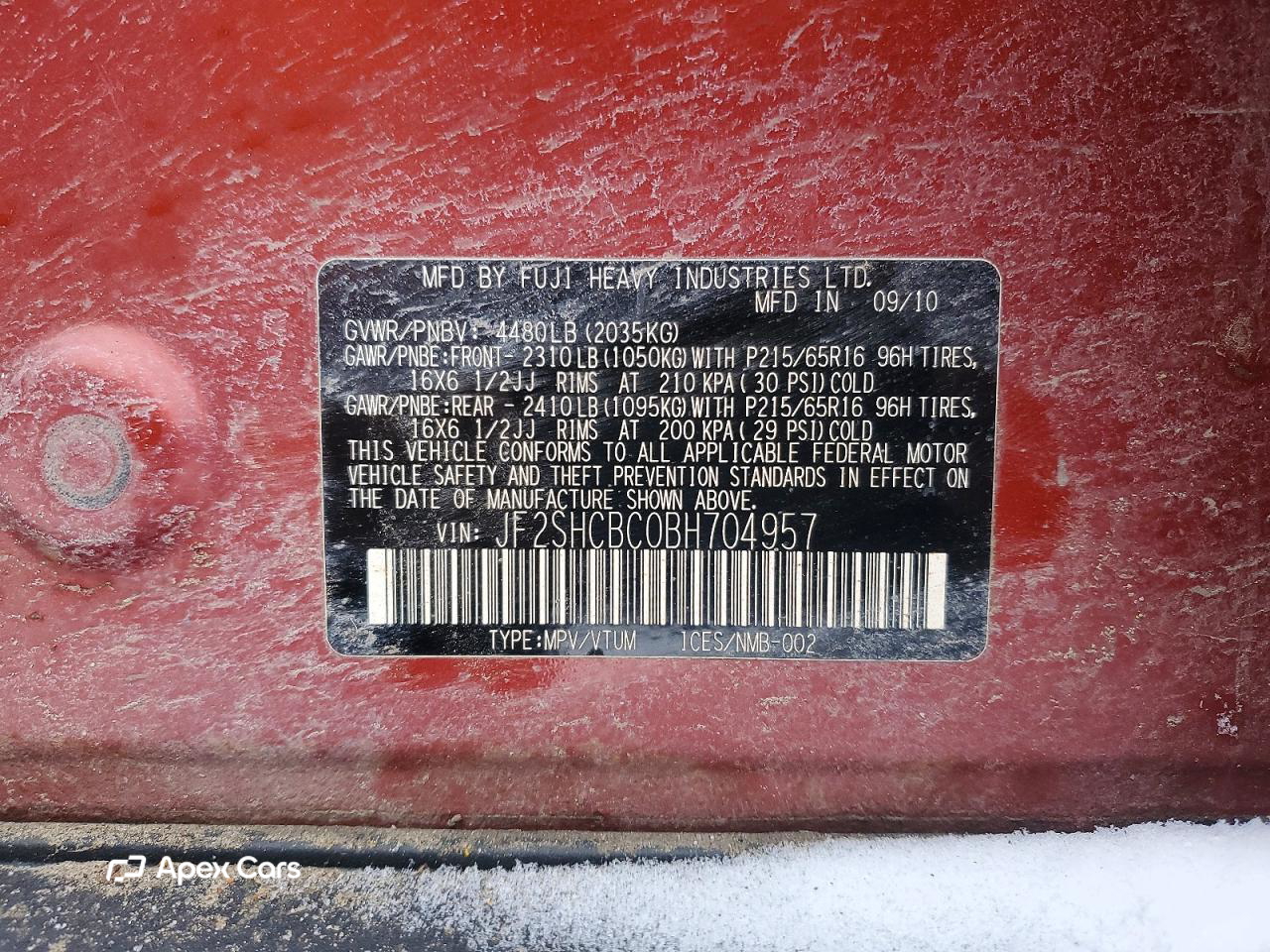 Subaru Forester 2011