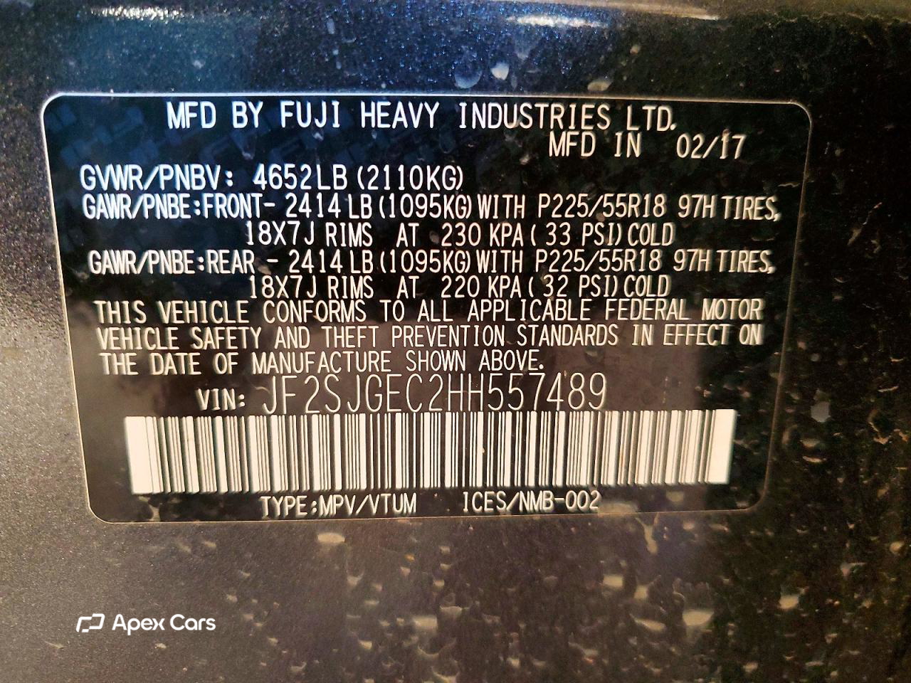 Subaru Forester 2017