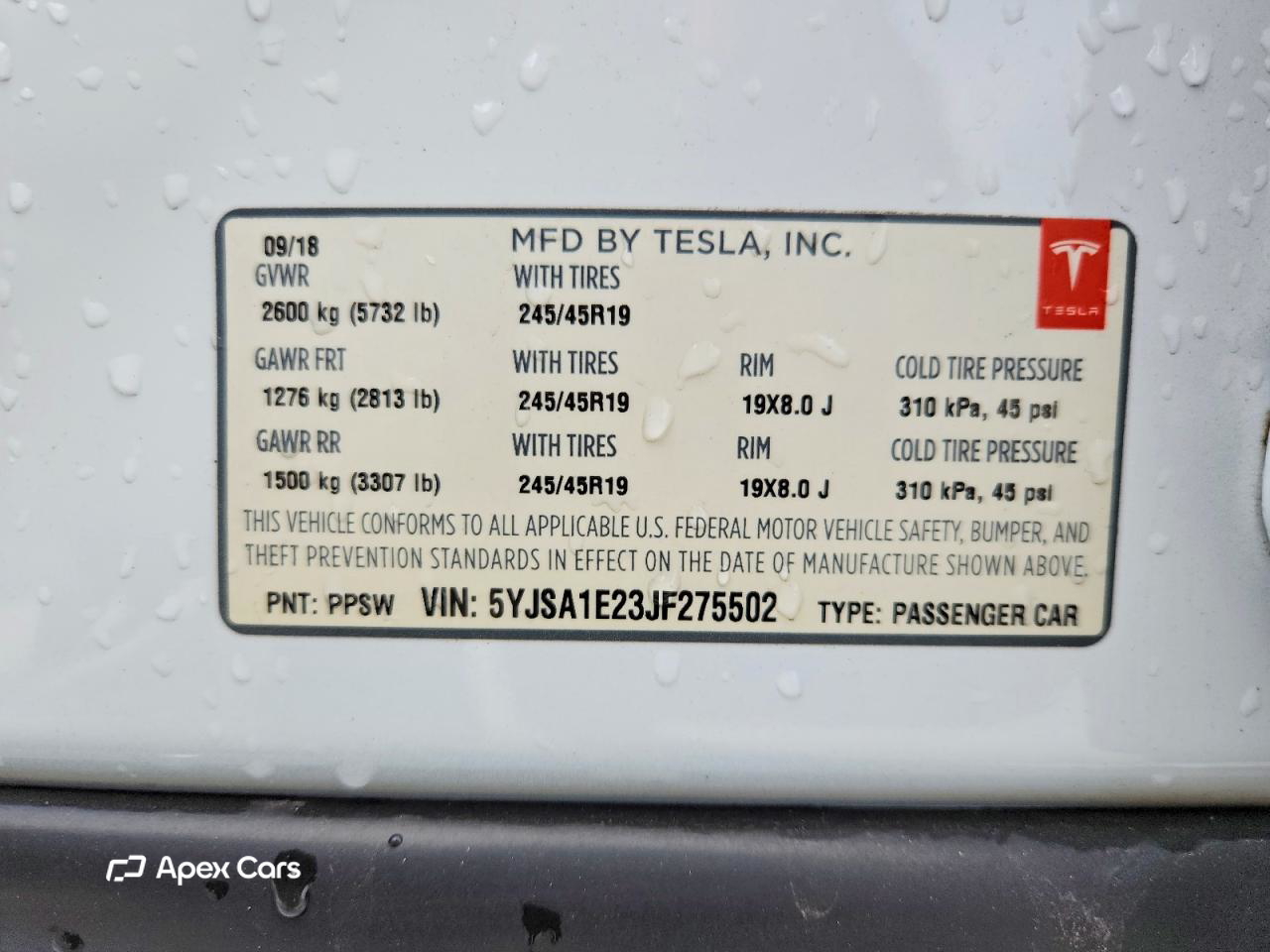 Tesla Model S 2018