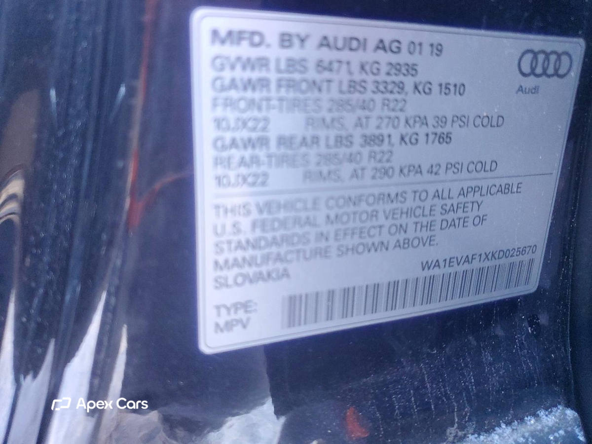 Audi Q8 2019