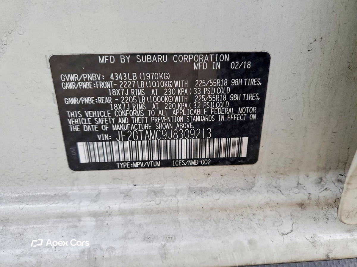 Subaru XV 2018