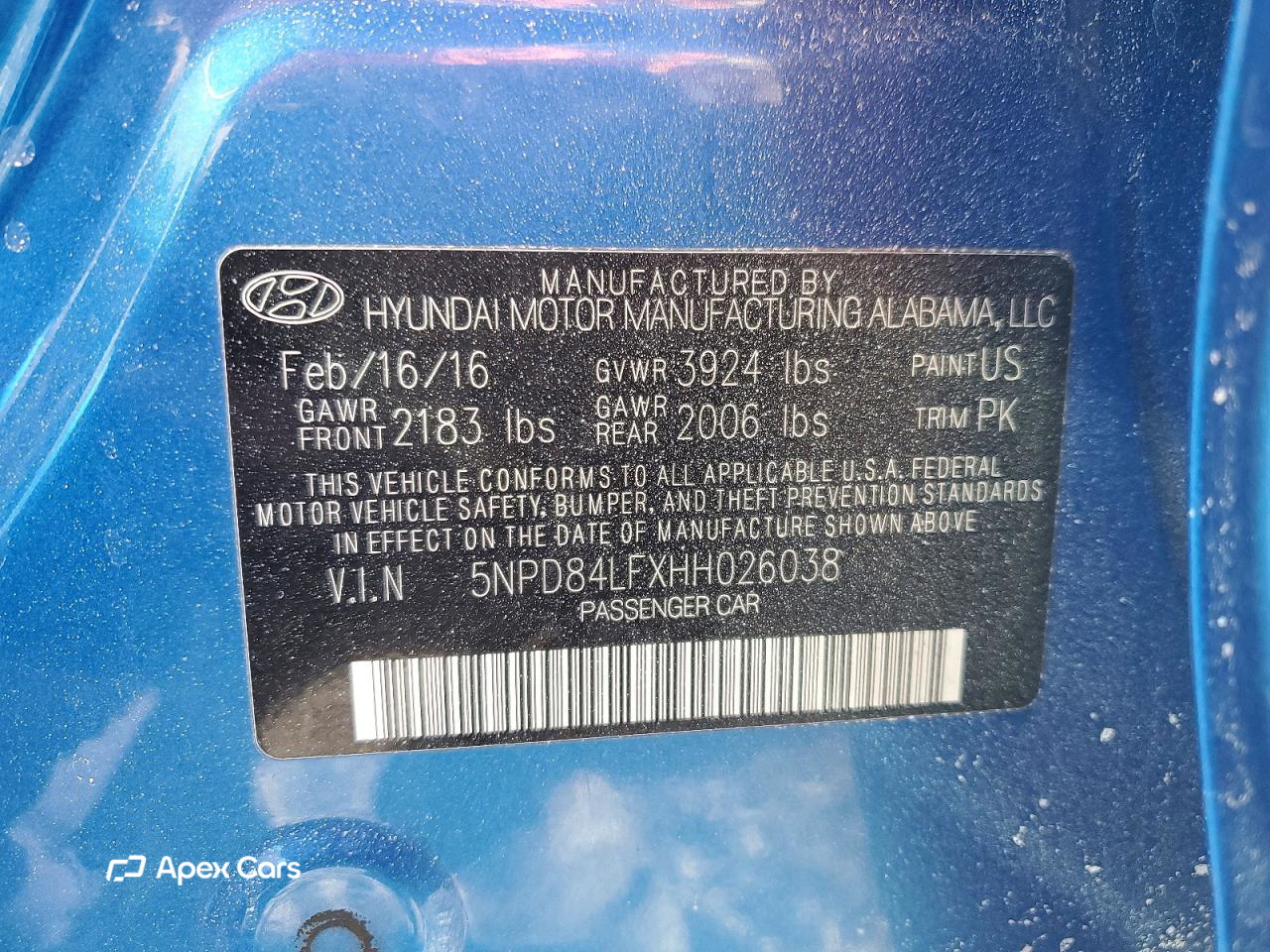 Hyundai Elantra 2017