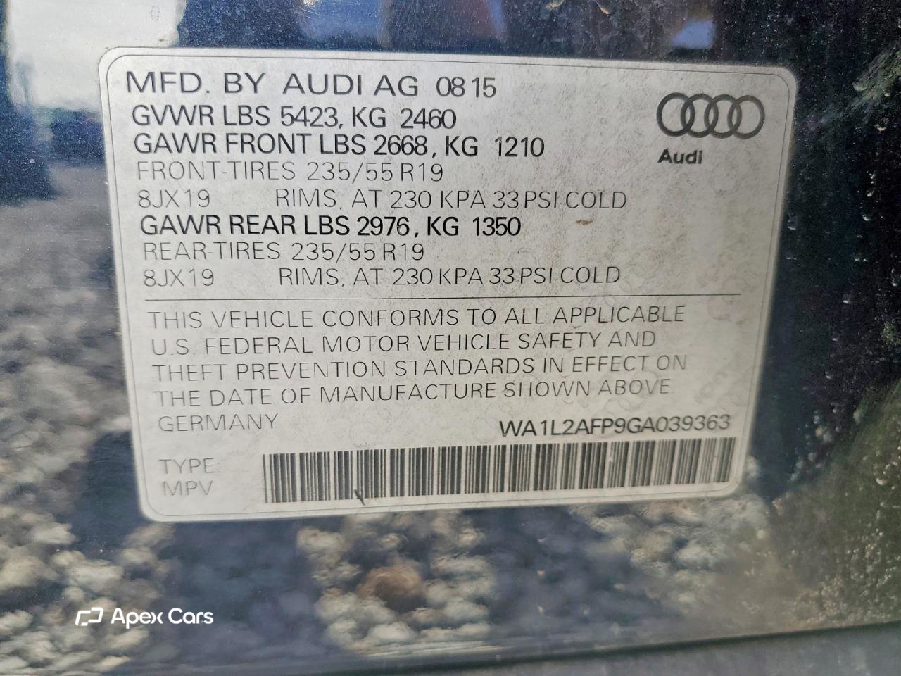 Audi Q5 2016