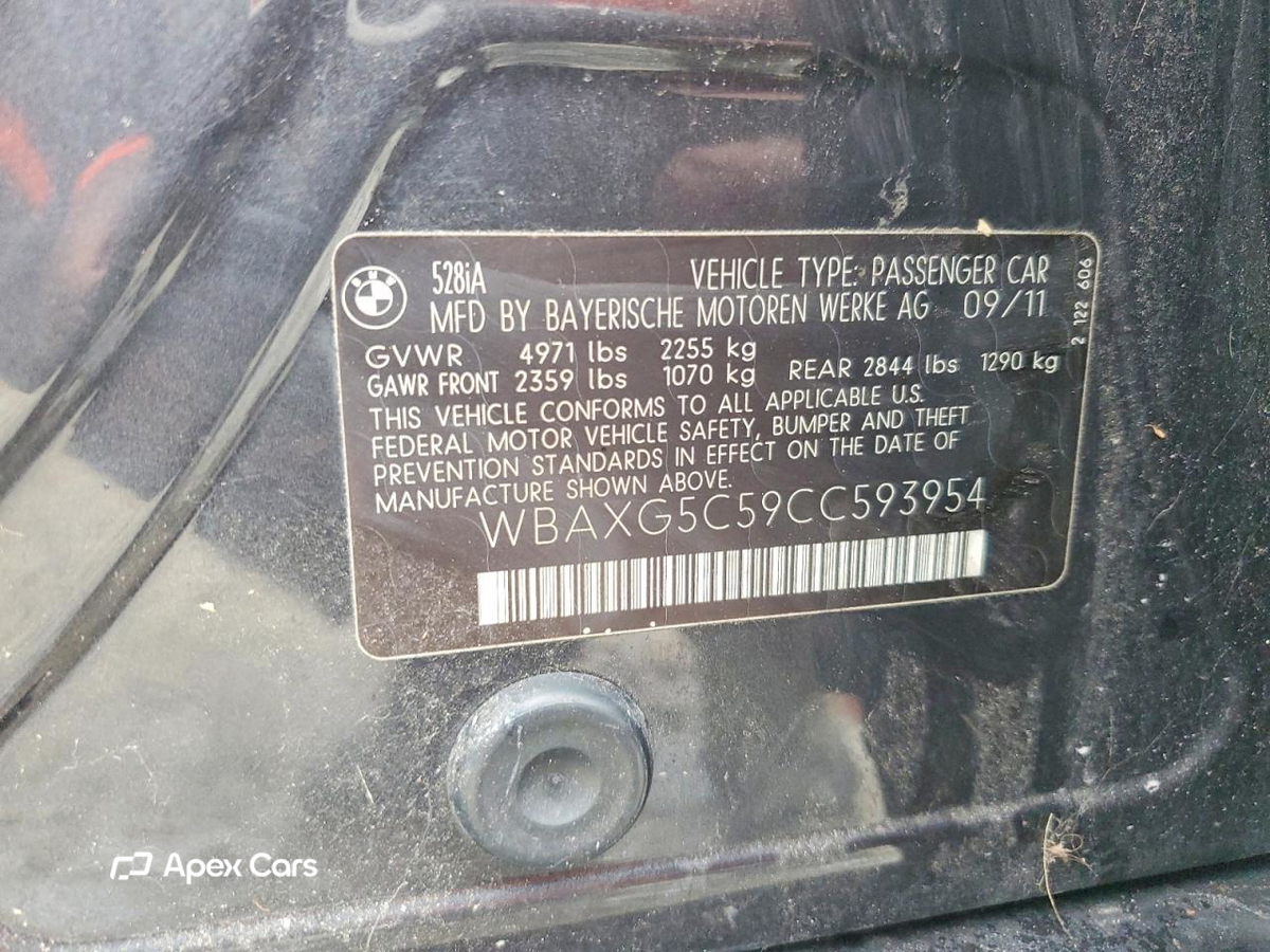 BMW Series 5 2012
