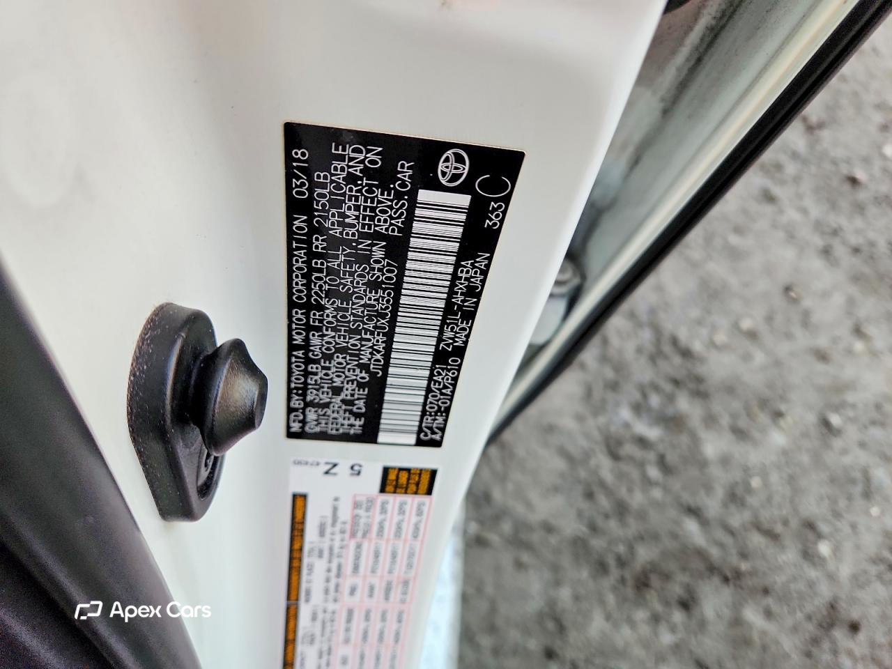 Toyota Prius 2018