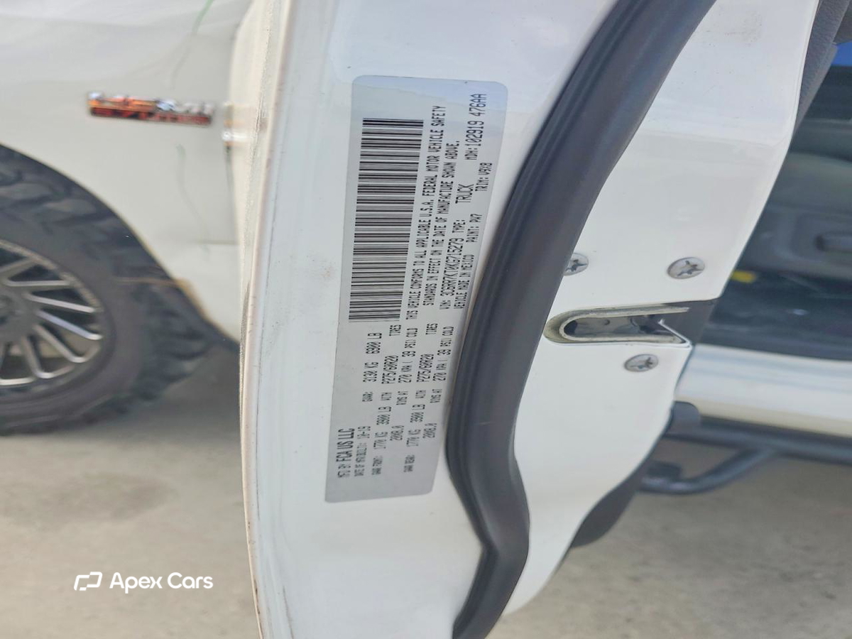 RAM 1500 2019