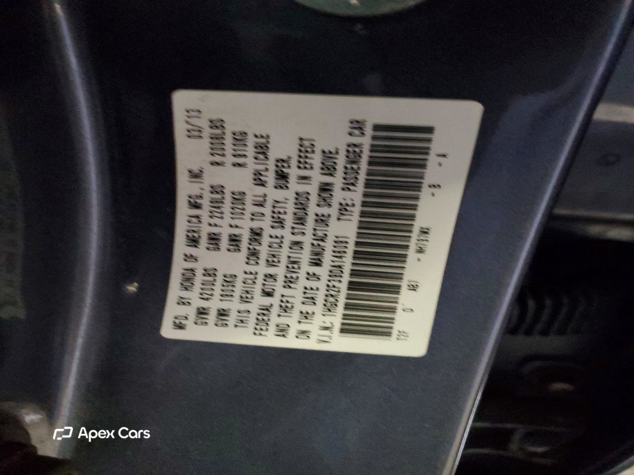 Honda Accord 2013
