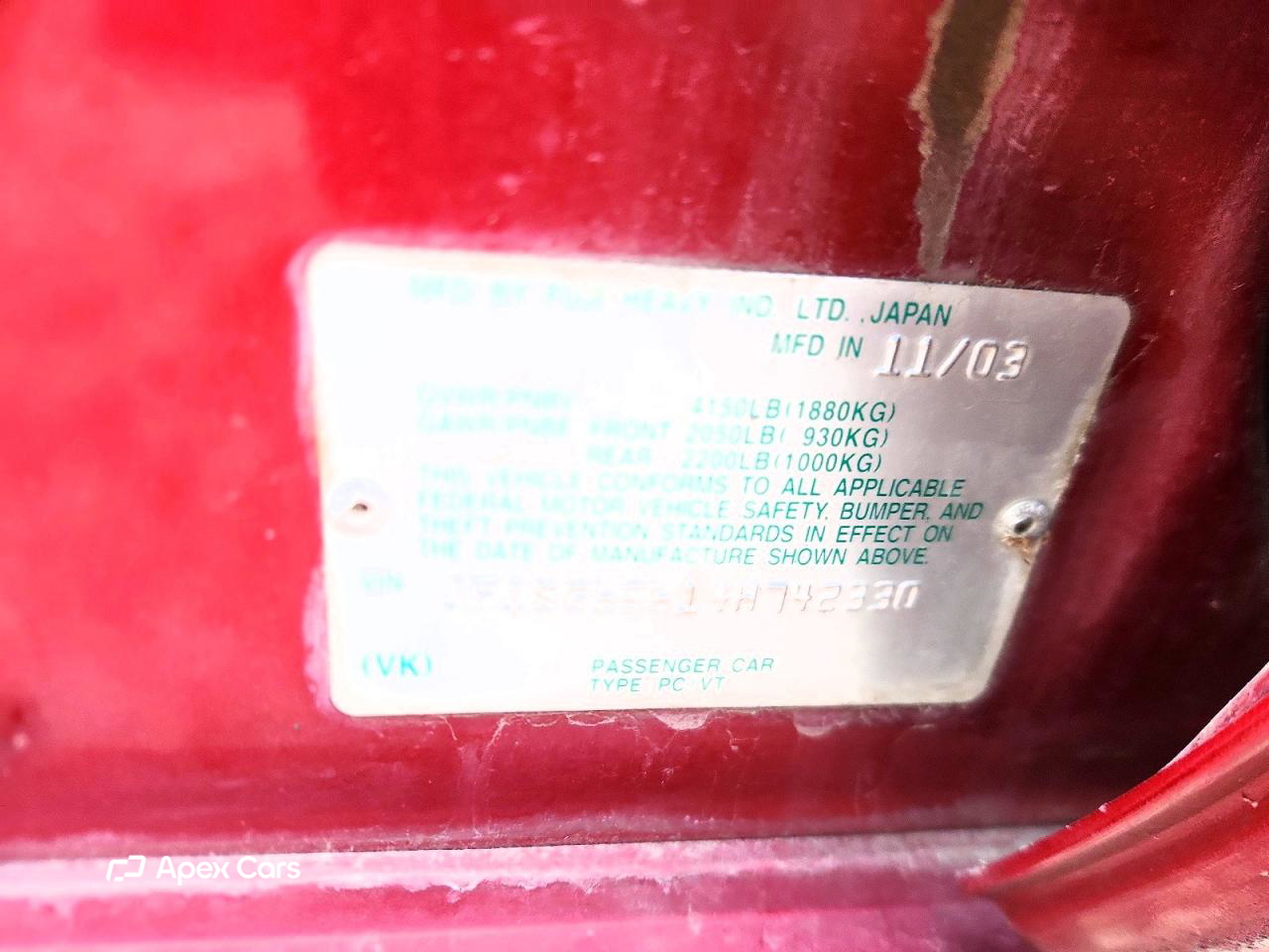 Subaru Forester 2004