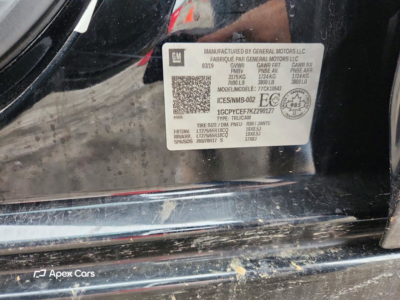 Chevrolet Silverado 2019