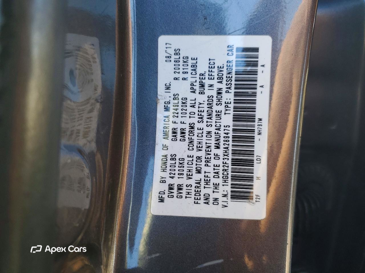 Honda Accord 2017