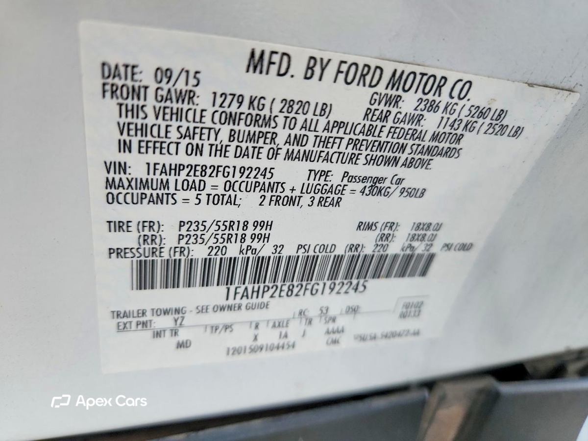 Ford Taurus 2015