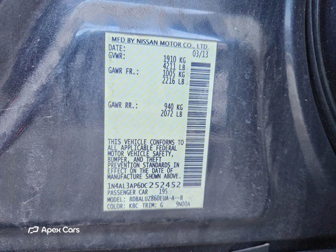 Nissan Altima 2013