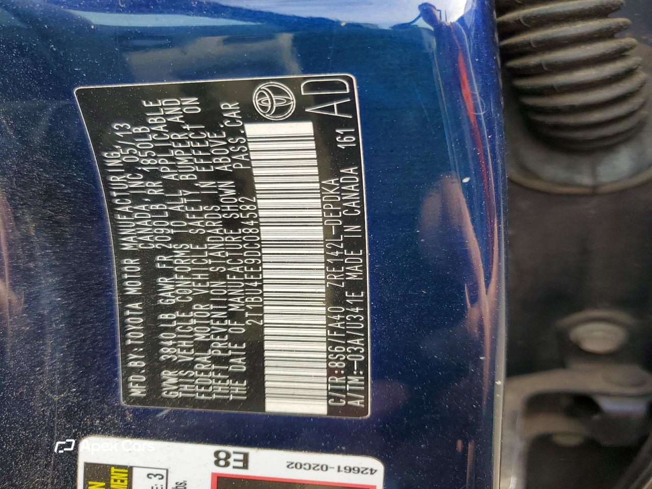 Toyota Corolla 2013