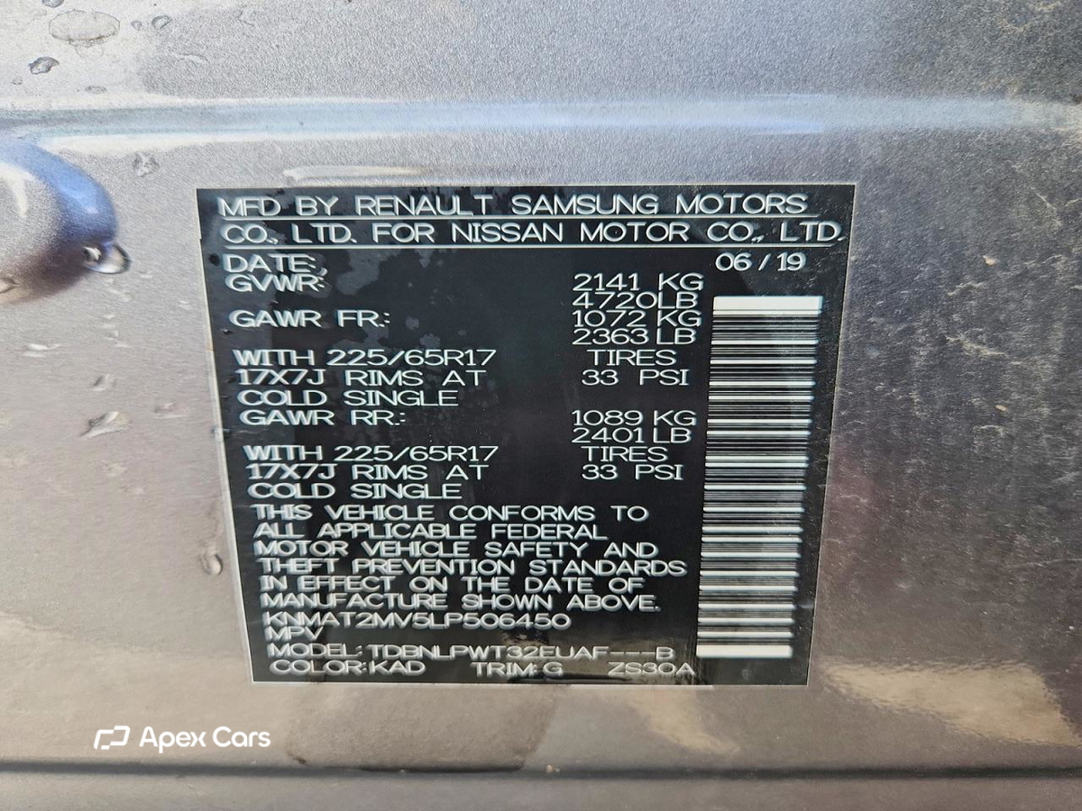 Nissan Rogue 2020