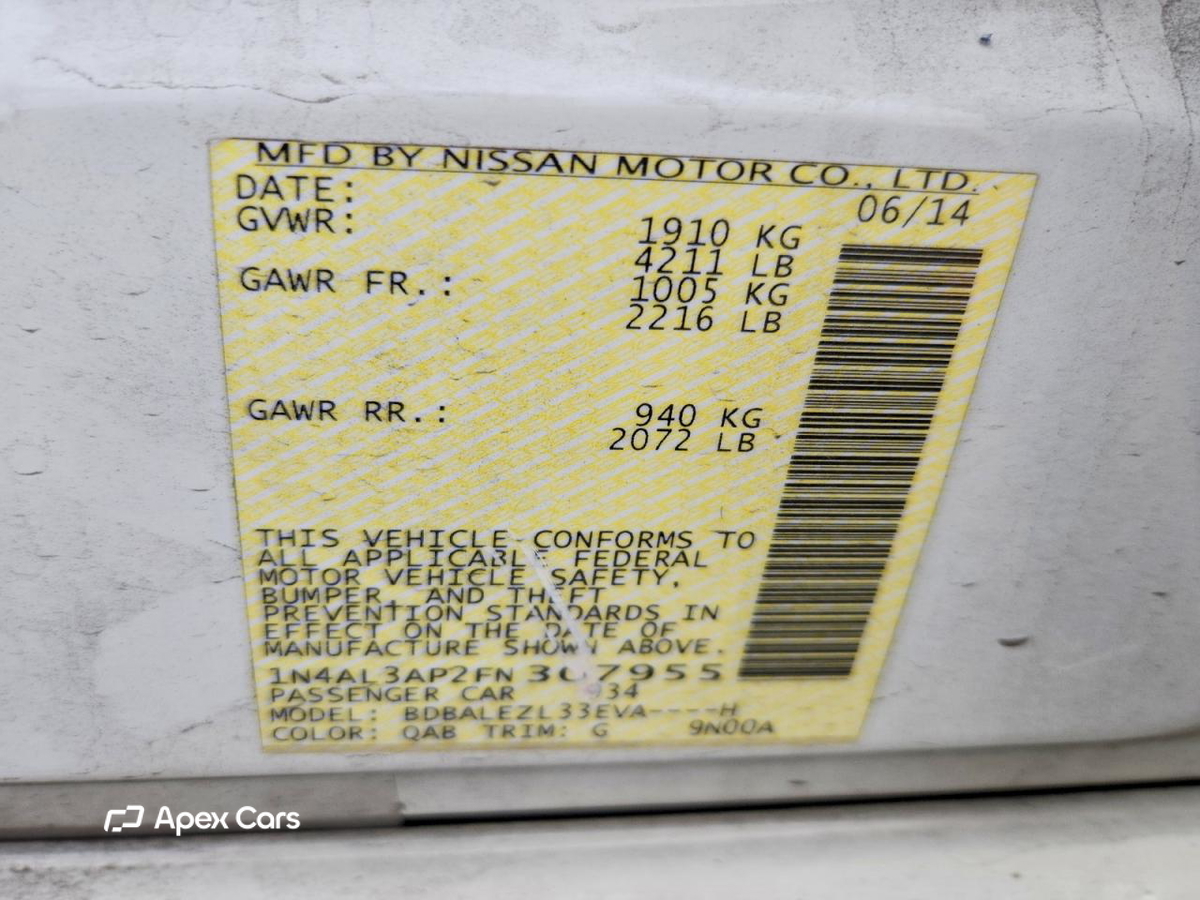 Nissan Altima 2015