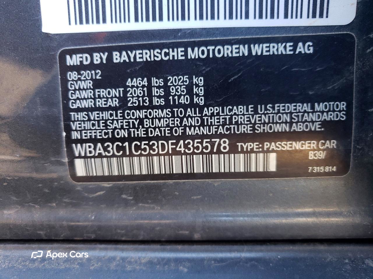 BMW Series 3 2013