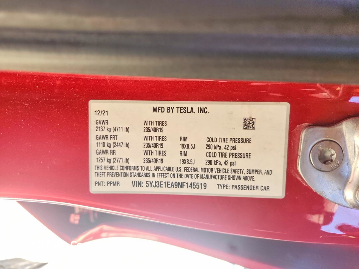 Tesla Model 3 2022