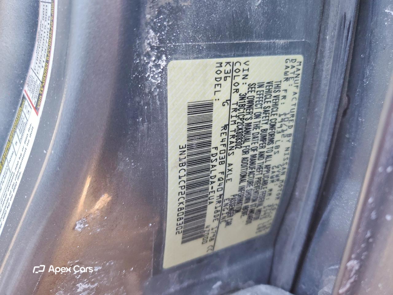 Nissan Versa 2012