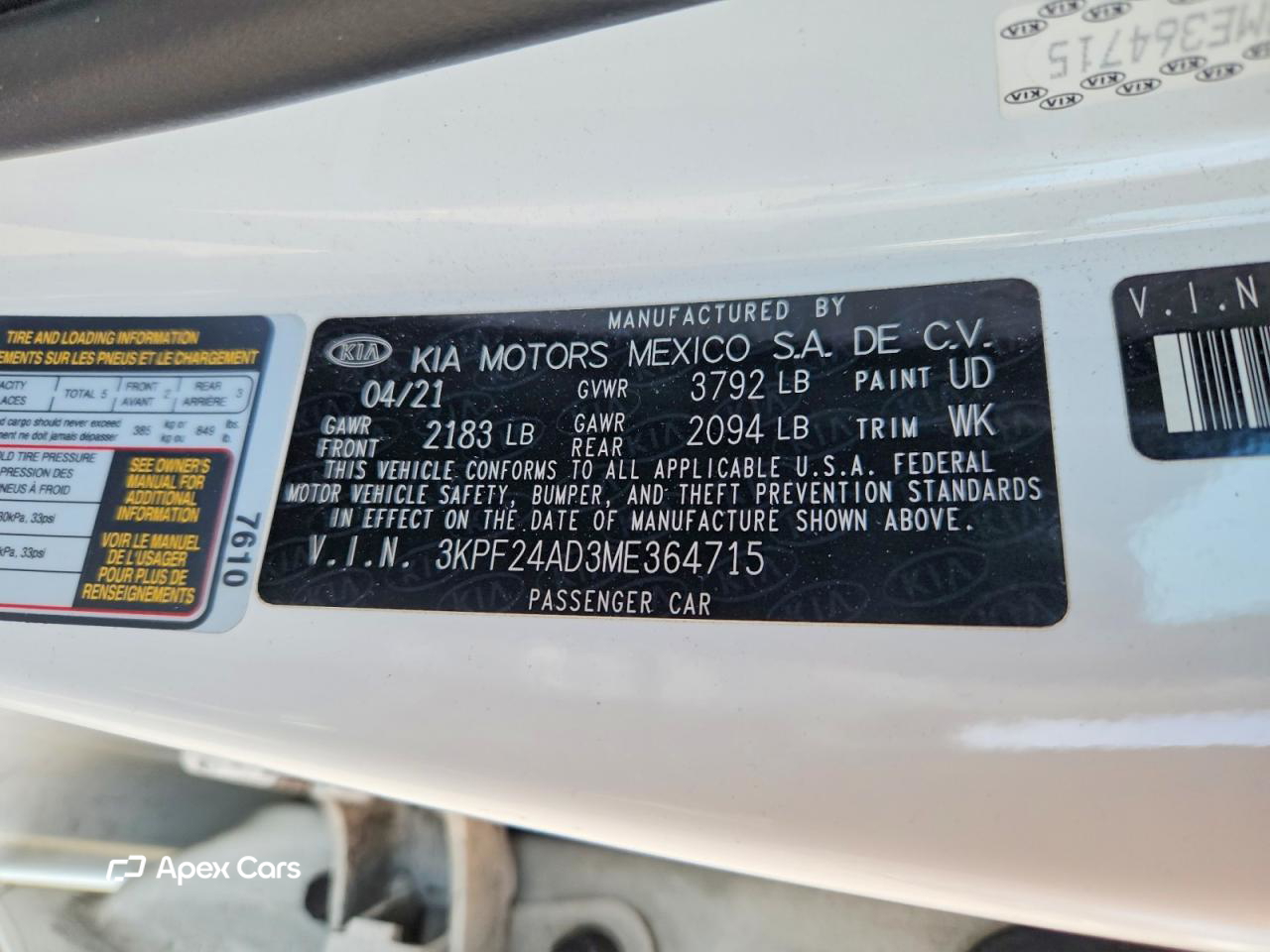 Kia Forte 2021