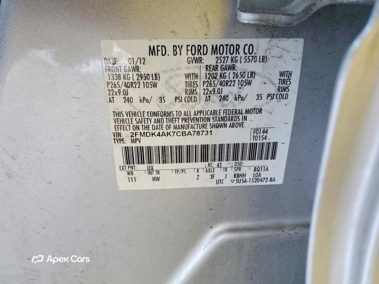 Ford Edge 2012