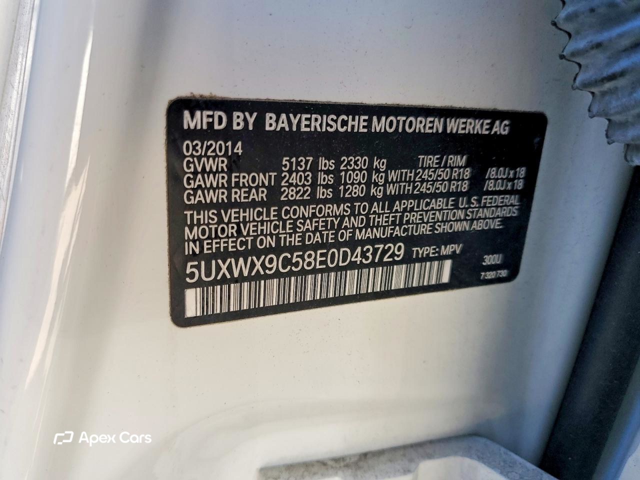 BMW X3 2014